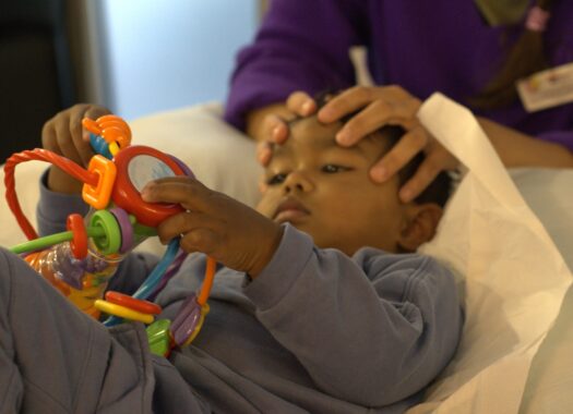 Adi being treated at the OCC